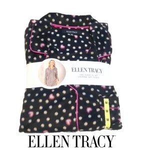 NWT Ellen Tracy Luxurious Soft Fleece Pajama Set M